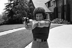 Tom Jones at home in Beverly Hills, California. 14th April 1977