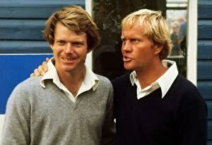 Images Dated 1st June 1987: Tom Watson with Jack Nicklaus June 1987