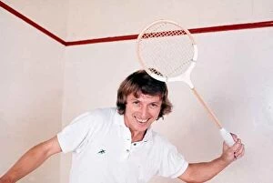 Images Dated 1st October 1974: Tommy Steele Comedian Singer Actor Playing Squash October 1974