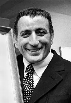 00784 Gallery: Tony Bennett the American singer, photographed during his visit to London in October 1970
