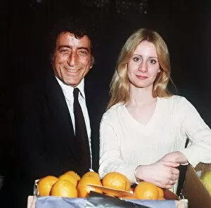 Images Dated 8th March 1982: Tony Bennett with Ellen Howe