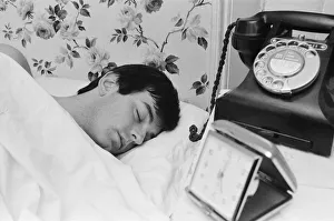 Tony Blackburn, the 22 year old Disc Jockey, in bed at his Knightsbridge flat Tony Blackburn, the 22 year old Disc Jockey, in bed at his Knightsbridge flat