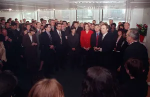 Mirror/0100to0199 00186/tony blair addreses labour party staff labour Mirror/0100to0199 00186/tony blair addreses labour party staff labour