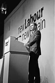Images Dated 11th March 1995: Tony Blair addressing the North West Labour Regional conference in Southport