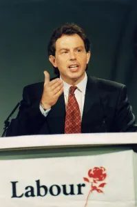 Tony Blair delivering speech as new leader of Labour party - July 1994 Tony Blair delivering speech as new leader of Labour party - July 1994