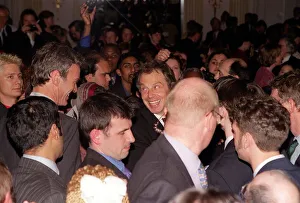 Tony Blair at the Grosvenor Hotel where he was meeting prospective members of the Labour Tony Blair at the Grosvenor Hotel where he was meeting prospective members of the Labour