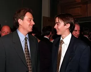 Images Dated 4th October 1995: Tony Blair Labour Leader MP at the Grand Hotel Daily Mirror Reception meeting 17 year old