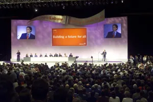Tony Blair makes his speech during the Labour Party Conference in September 2000 Tony Blair makes his speech during the Labour Party Conference in September 2000