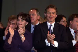 Tony Blair MP and Cherie Blair at Labour Party Conference 1999 Tony Blair MP and Cherie Blair at Labour Party Conference 1999
