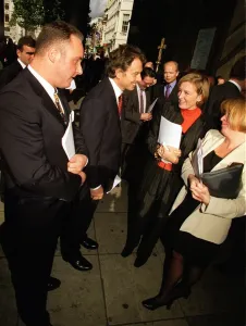 Images Dated 15th October 1998: Tony Blair MP Prime Minister October 1998 attending the Sir David English memorial