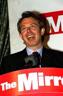 Images Dated 20th May 1999: Tony Blair MP speaking The Mirror Pride of Britain Awards 1999