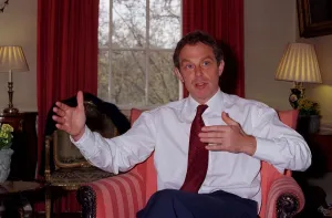 Tony Blair Prime Minister April 98 At 10 Downing street Tony Blair Prime Minister April 98 At 10 Downing street