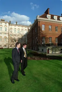 Tony Blair Prime Minister March 98 In the grounds of 10 Downing Street talking to Tony Blair Prime Minister March 98 In the grounds of 10 Downing Street talking to