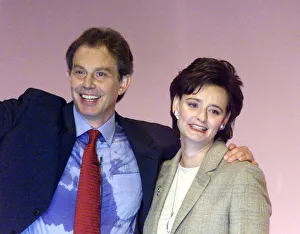 Tony Blair with wife Cherie during the Labour Party Conference in September 2000 Tony Blair with wife Cherie during the Labour Party Conference in September 2000