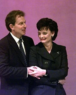 Images Dated 30th September 1997: Tony and Cherie Blair at the Labour Party Conference September 1997 After Tony Blair had