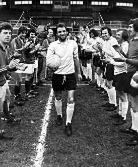 00786 Gallery: Tony Hetherington, pictured walking out for his 500th appearance for Billingham Synthonia