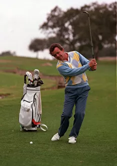Images Dated 21st February 1990: Tony Jacklin golfer playing golf February 1990