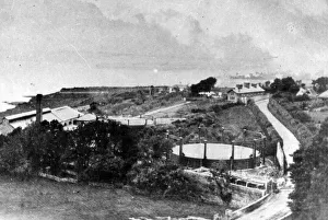 Torquay Road at Hollacombe in 1868 showing the first gasworks buildings Torquay Road at Hollacombe in 1868 showing the first gasworks buildings