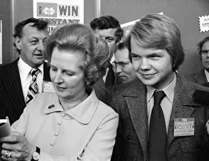 Tory leader Margaret Thatcher and William Hague at the Conservative Party Conference Tory leader Margaret Thatcher and William Hague at the Conservative Party Conference