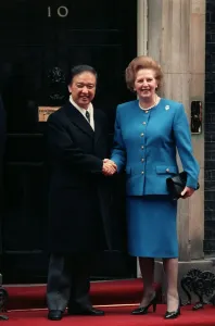 Toshiki Kaifu and Margaret Thatcher January 1990 Japanese Prime Minister Toshiki Kaifu and Margaret Thatcher January 1990 Japanese Prime Minister
