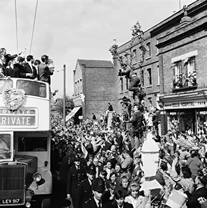Tottenham Hotspur Cup Final v Leicester and drive through Tottenham, 6th May 1961 Tottenham Hotspur Cup Final v Leicester and drive through Tottenham, 6th May 1961