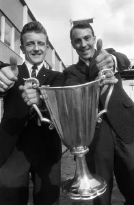 Core93 Gallery: Tottenham Hotspur European Cup Winners Cup Winners May 1963 Terry Dyson & Jimmy