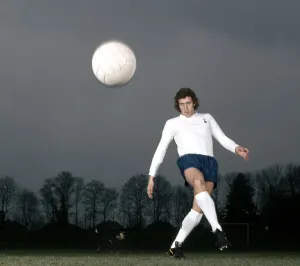Tottenham Hotspur footballer Martin Chivers in training Circa 1972 Tottenham Hotspur footballer Martin Chivers in training Circa 1972