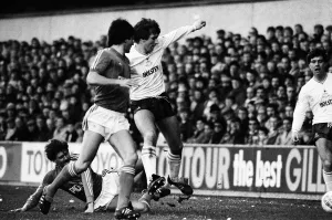 Tottenham Hotspur v Ipswich Town league match at White Hart Lane January 1984 Tottenham Hotspur v Ipswich Town league match at White Hart Lane January 1984
