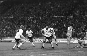 Tottenham Hotspur v Manchester City in the FA Cup Final Replay at Wembley, May 1981 Tottenham Hotspur v Manchester City in the FA Cup Final Replay at Wembley, May 1981