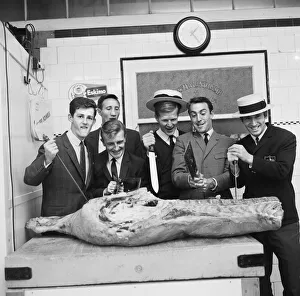 Tottenham Hotspur and Wales footballer Cliff Jones, invites teammates to Arnos Grove in Tottenham Hotspur and Wales footballer Cliff Jones, invites teammates to Arnos Grove in