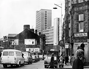 Towering above Dock Street, Newport, is the Olympia Block Towering above Dock Street, Newport, is the Olympia Block