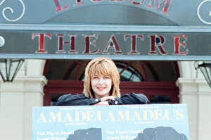 Toyah Willcox, Singer and Actress, pictured outside the Lyceum Theatre in Sheffield
