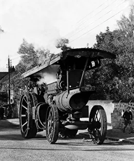 The traction engine Repulse making her way to High Haswell Farm, Haswell on 15th October The traction engine Repulse making her way to High Haswell Farm, Haswell on 15th October