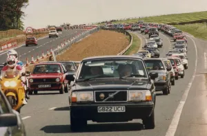 Traffic hold up travelling North on the A69 near Corbridge in Northumberland Traffic hold up travelling North on the A69 near Corbridge in Northumberland