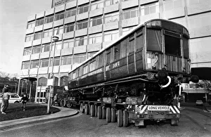 The traffic stopped in its tracks when this elegant Edwardian railway carriage trundled The traffic stopped in its tracks when this elegant Edwardian railway carriage trundled