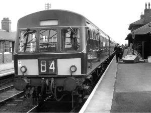 The last train waits at Washington Station for the signal to pull out on 13th June 1963 The last train waits at Washington Station for the signal to pull out on 13th June 1963