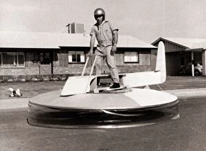Images Dated 10th December 1976: Transport Hovercraft. Flying Saucers that the average handyman can build for himself are