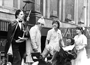 Images Dated 8th March 1980: The Transsalvanian Dentists float in the Rag Week procession down Northumberland Street