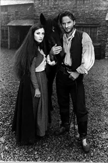 Images Dated 3rd November 1982: Trevor Eve actor with Jane Seymour on the set of Jamaica Inn. November 1982