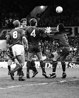 Trevor Senior heads home Boro's first goal past Chelsea defender Steve Wicks (no 4 Trevor Senior heads home Boro's first goal past Chelsea defender Steve Wicks (no 4