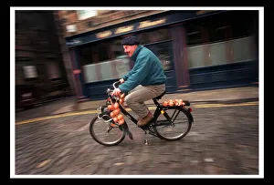 Trevor Walls May 1999 riding a Velo Solex motorcycle Trevor Walls May 1999 riding a Velo Solex motorcycle