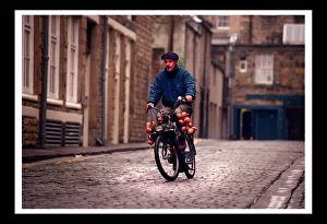 Trevor Walls May 1999 riding a Velo Solex motorcycle Trevor Walls May 1999 riding a Velo Solex motorcycle