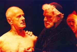 00054 Gallery: The trial scene of the Merchant of Venice being rehearsed at the Theatre Royal, Newcastle