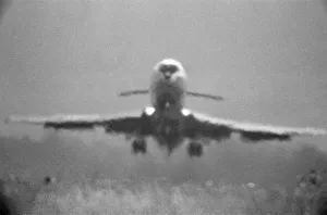 Images Dated 25th June 1976: Three of Four - A Trident jet at Heathrow Airport takes off in the high heat of