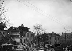 Trinity House Rest Home in Carr Lane, Hull on the morning of 8th May 1941 following a Trinity House Rest Home in Carr Lane, Hull on the morning of 8th May 1941 following a