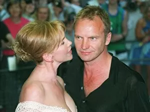 Images Dated 7th June 1996: Trudie Styler and her husband Sting at the gala charity premiere of her new film '