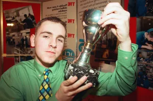TTE Awards at the Redcar Bowl - Apprentice of the year Paul Ashton. 14th May 1998 TTE Awards at the Redcar Bowl - Apprentice of the year Paul Ashton. 14th May 1998
