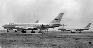 The Tupolev TU104 the first Russian built jet liner based on the Tu 16 bomber The Tupolev TU104 the first Russian built jet liner based on the Tu 16 bomber