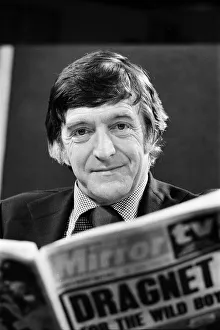 TV personality Michael Parkinson photographed during a recording session for Daily TV personality Michael Parkinson photographed during a recording session for Daily