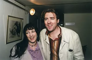 Images Dated 2nd November 1997: TV presenter Jonathan Ross and his scriptwriter wife Jane